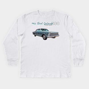 1966 Ford Galaxie 500 4 Door Sedan Kids Long Sleeve T-Shirt